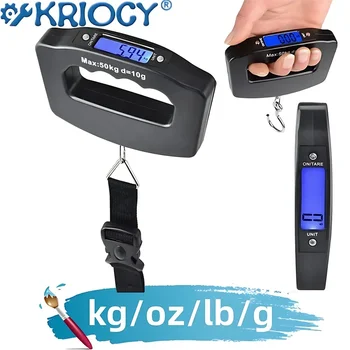 50 kg Digitale Gepäckwaage Tragbare Kofferwaage Handheld Elektronische Waage Hintergrundbeleuchtung