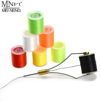 MNFT 2Spools Fliegenbindematerialien mit mehreren Filamenten und 150D-Polyester-Fliegenbindematerialien