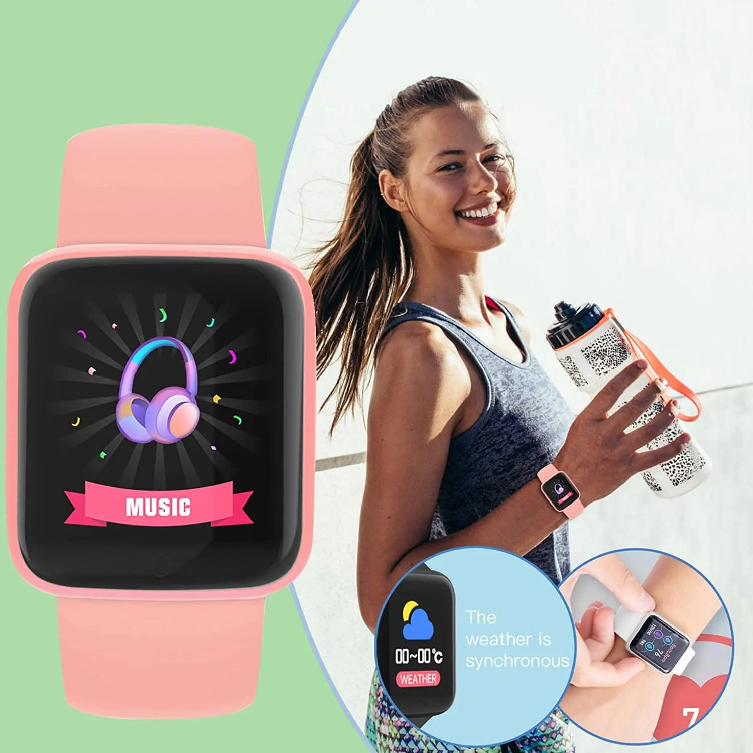 Multifunktions Intelligente Uhr Männer Frauen Bluetooth – Bild 5