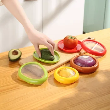 Küche Lagerung Box Obst Gemüse Container Frische Box Avocado Tomaten Zitrone Zwiebel Frisch-Halten Crisper
