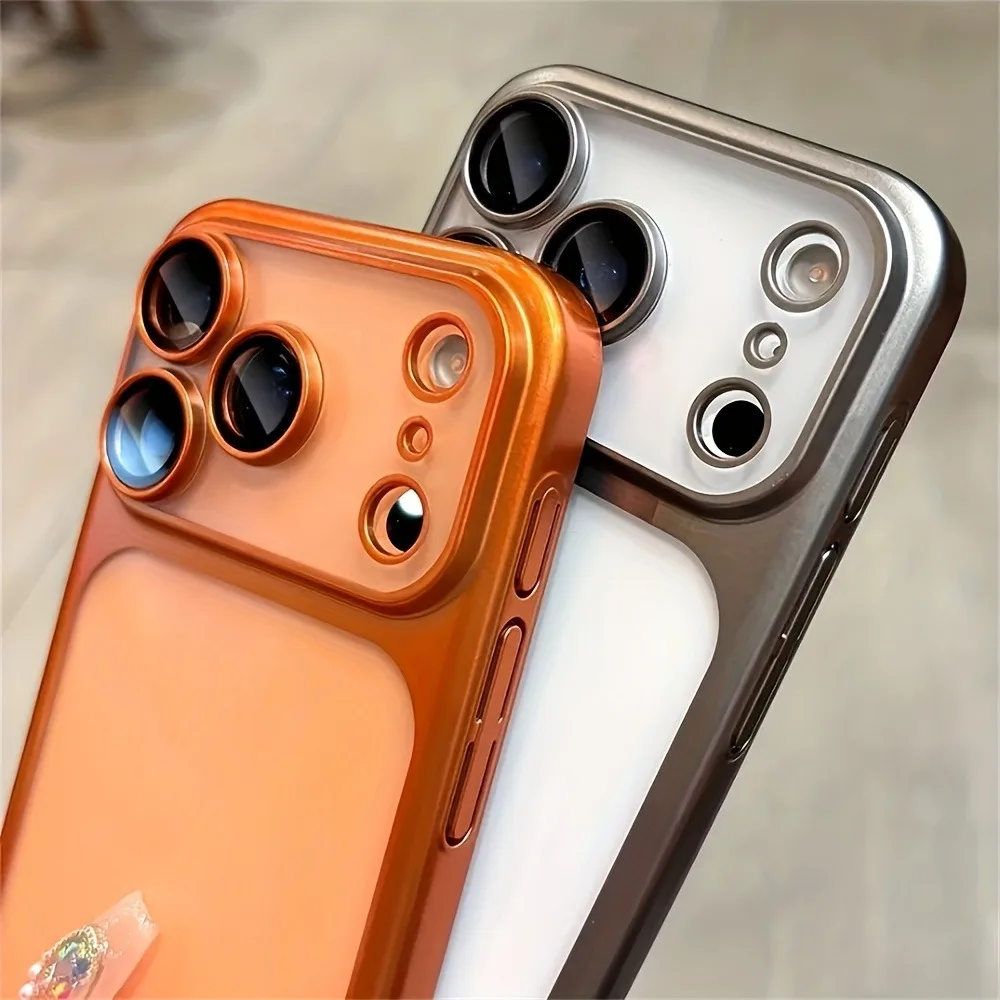 Luxuriöse, plattierte, farbige PC-transparente Handyhülle für – Bild 3