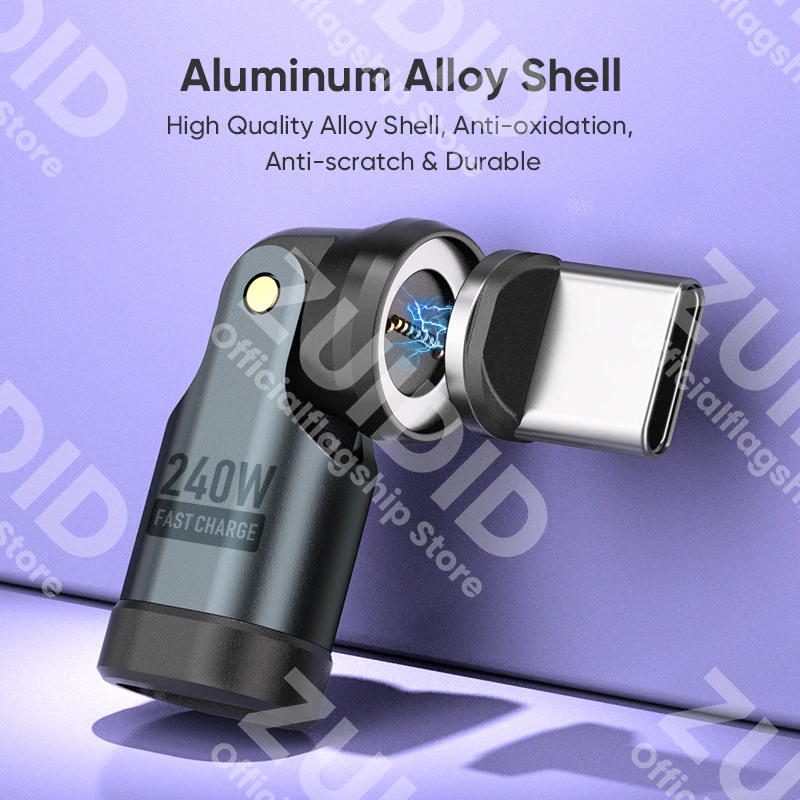 9-poliger USB C auf Typ C magnetischer OTG-Adapter PD240W USB – Bild 6