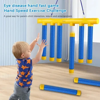 Herausforderung Fallende Sticks Spiel Kinder Stick Fangspielzeug Training Reaktionsfähigkeit Pädagogische