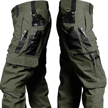 Taktische Arbeit Hosen Männer Outdoor Cargo Hosen Multi-tasche Wasserdichte Hose Herbst Frühling Outdoor