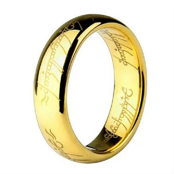 6MM Edelstahl Lasergravur Exquisite Paare Eheringe, Männer und Frauen Mode Film Schmuck Geschenke