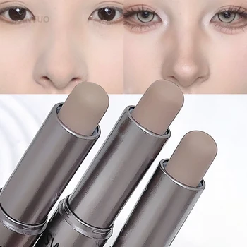 Feuchtigkeitsspendender, mattierter Concealer, Konturstift, glatt, langlebig, 3D-Nasenschatten, wasserdicht