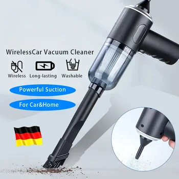 9000Pa Drahtlose Auto Staubsauger USB Lade 1200mAh Tragbare Reinigung Gerät Mini Nass und Trocken Staubsauger