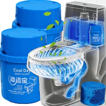 Automatischer Toilettenschüssel-Reiniger, Tabletten, Deodorant, Toilettenschüssel-Reiniger, Bleichmittel