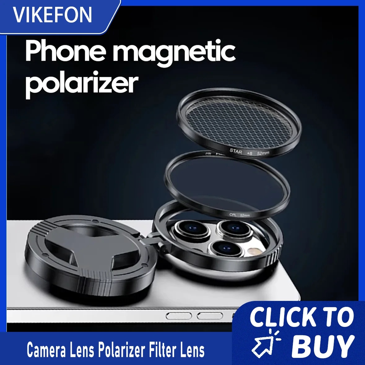 Magnetischer Halter Universeller 52MM CPL-Filter Zirkularer