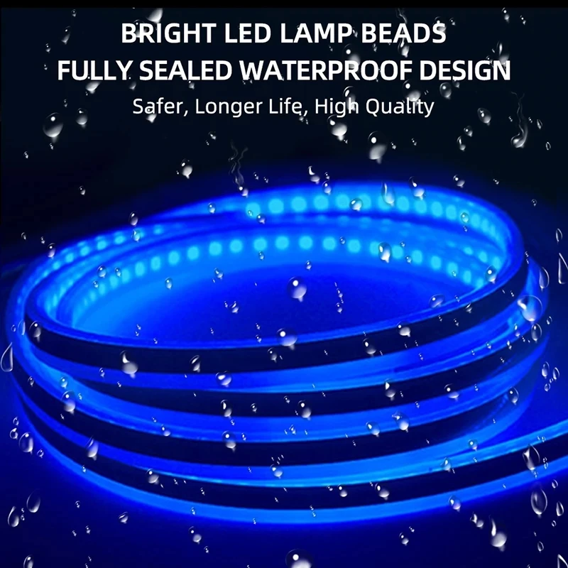 150 cm LED Tagfahrlicht Scan Start Auto Motorhaube Dekorative – Bild 4