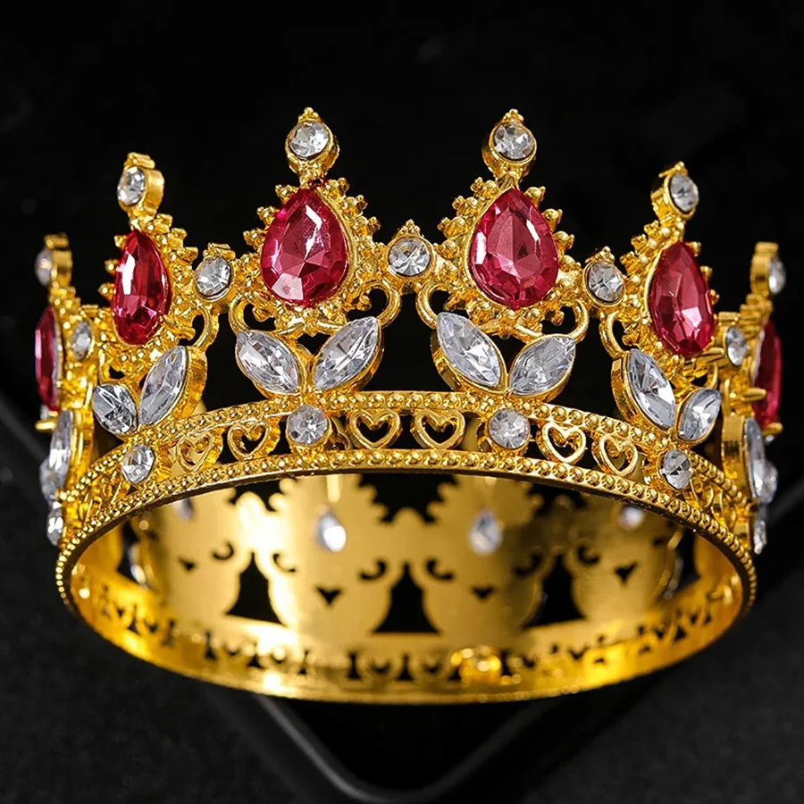 Barocke Kristall-Tiaras und Krone, Kuchendekoration – Bild 4