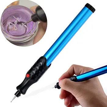 Elektrischer Gravurstift, Schnitzwerkzeug für DIY-Schmuck, Schmuck, Metall, Glas - kabelloser Präzisionsstift