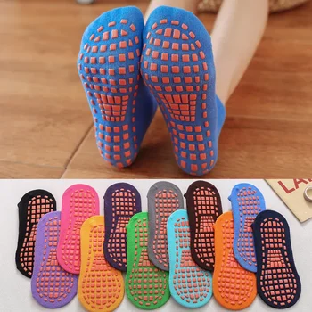 Kinder Erwachsene Anti-Rutsch-Socken Eltern-Kind-Trampolin Jungen Mädchen Socke Baumwolle Elastizität Sport