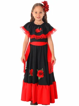 Halloween-Tageskostüme, traditionelles spanisches Cosplay, Bühnenkostüme für Kinderfeste