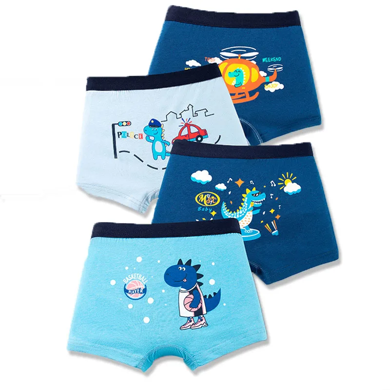 Multi pack Dinosaurier Muster Athflow Stil Jungen Boxer Slips – Bild 6