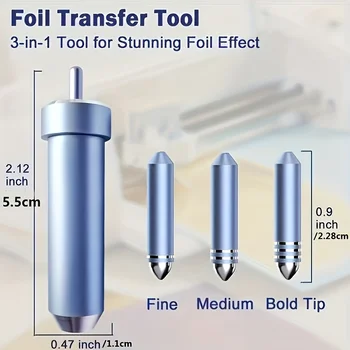 Folientransfer-Set für Air 2/Air 3, 3-in-1 Folientransfer-Werkzeuggehäuse und Klingen für Maker/Maker 3