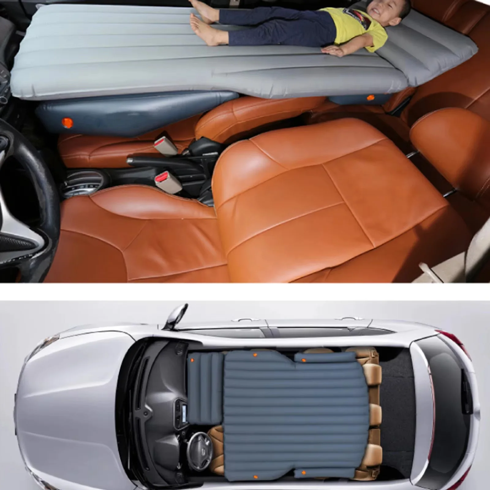 Auto Reise aufblasbare Matratze Front Hang Pad aufgeblasen – Bild 2