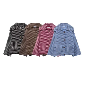 Koreanischer Stil für Damen im Herbst und Winter 2022, neue lockere und schlankmachende, lässige Strickjacke
