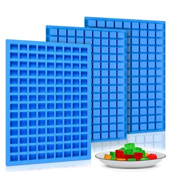 126 Hohlraum quadratische Süßigkeiten Silikon form Mini-Schokolade, harte Süßigkeiten, Eiswürfel, Pudding
