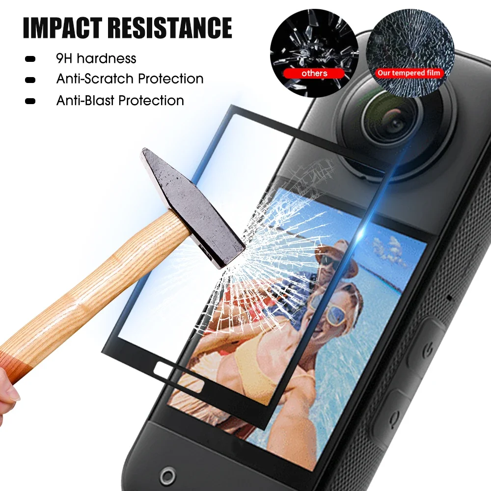1-5Pcs 3D Gebogene Screen Protector Für Insta360 One X3 X4 X5 – Bild 5