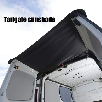 Universelle Wohnmobil-Hecktür-Markise, Outdoor-Camping-Unterstand, 180x114cm, wasserdichter Sonnenschutz