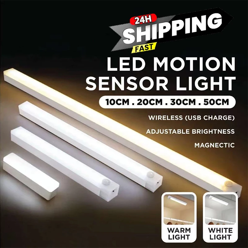 PIR-Bewegungsmelder, LED-Unterschranklampe, dimmbar