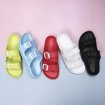 Leichte, verstellbare EVA-Sandalen mit zwei Riemen für Paare. Ideal für den Außen- und Innenbereich
