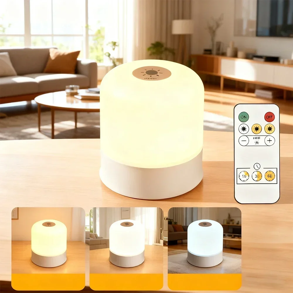 LED-Nachtlicht Dimmbar Wiederaufladbar/Netzanschluss Desktop – Bild 2
