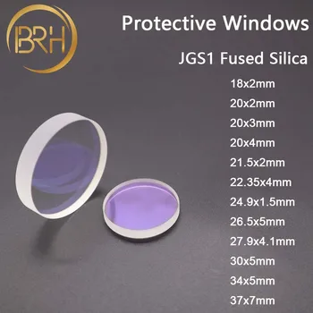 BRH Glaslaser-Schutzlinse/Schutzfenster Dia18/20/22,35/24,9/25,4/26,5/27,9/28 für Faserlaser-Schneidemaschine