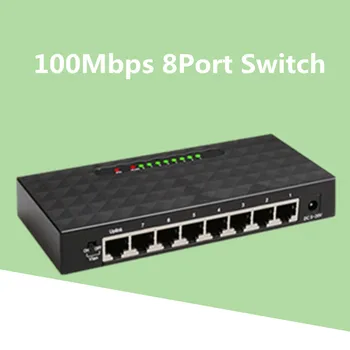 8 Ports Gigabit Switch Ethernet Smart Switcher Hochleistungs 10/100 Mbit/s Ethernet Netzwerk Switch RJ45 Hub