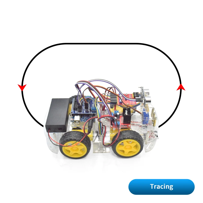 4WD Smart Robot Car Chassis Kit mit – Bild 4