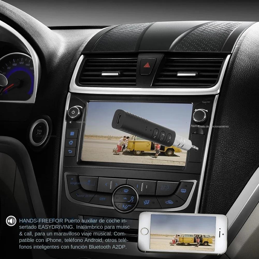 2-in-1-Auto-Wireless-Bluetooth-Empfänger 3,5 mm Klinke AUX – Bild 3