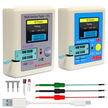 LCR-TC1 1,8" TFT LCD Display Multimeter Transistor Tester Diode Triode Kondensator Widerstand Test Meter