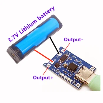 3,7 V Lithium-Batterie-Ladegerät, 5 V, 1 A, 2 A, Li-Ion-Lipo-Akku-Ladeschutz, Zwei-in-Eins-Modul