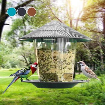 Vogel Feeder Automatische Fuß Fütterung Werkzeug Outdoor Vogel Feeder Hängende Mutter Fütterung Mehrere Loch