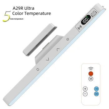 Touch-Tischlampe, magnetische Schreibtischlampe, integrierter wiederaufladbarer Akku zum Lesen, Schrank