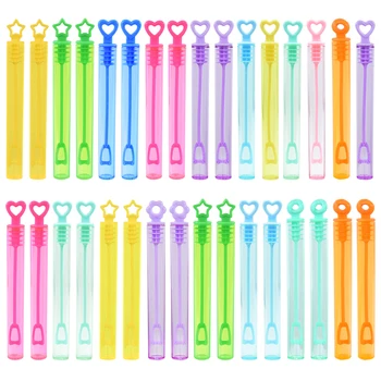 Bunte Blase Seife Flasche Herz Zauberstab Leere Rohr Kinder Geburtstag Party Favors Pinata Füllstoff Spielzeug