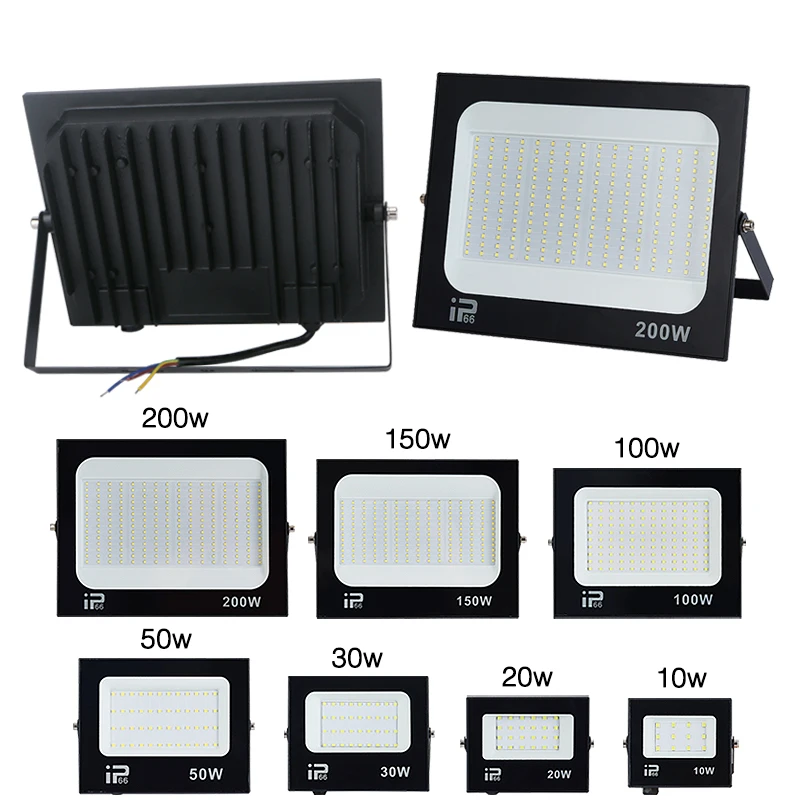 LED-Flutlicht-Scheinwerfer, 100 W, 150 W, 200 W