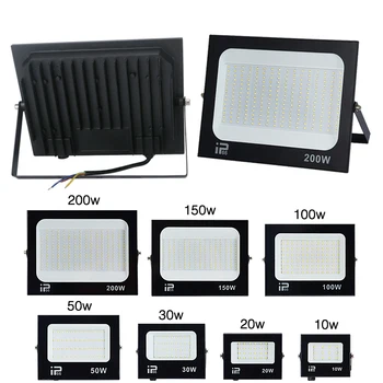 LED-Flutlicht-Scheinwerfer, 100 W, 150 W, 200 W, Außenbeleuchtung, 6500 K, wasserdicht, für Garage