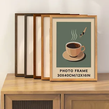 Holz-Fotorahmen 30 x 40 cm 21 x 30 cm 15 x 20 cm Vintage-Wandrahmen für Galerie, Wohnzimmer (2 Stück)