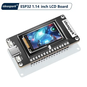 Ideaspark ® ESP32-Entwicklungsplatine 1,14 Zoll ST7789 135 x 240 TFT-LCD-Display, WLAN + BL-Modul, CH340, Typ