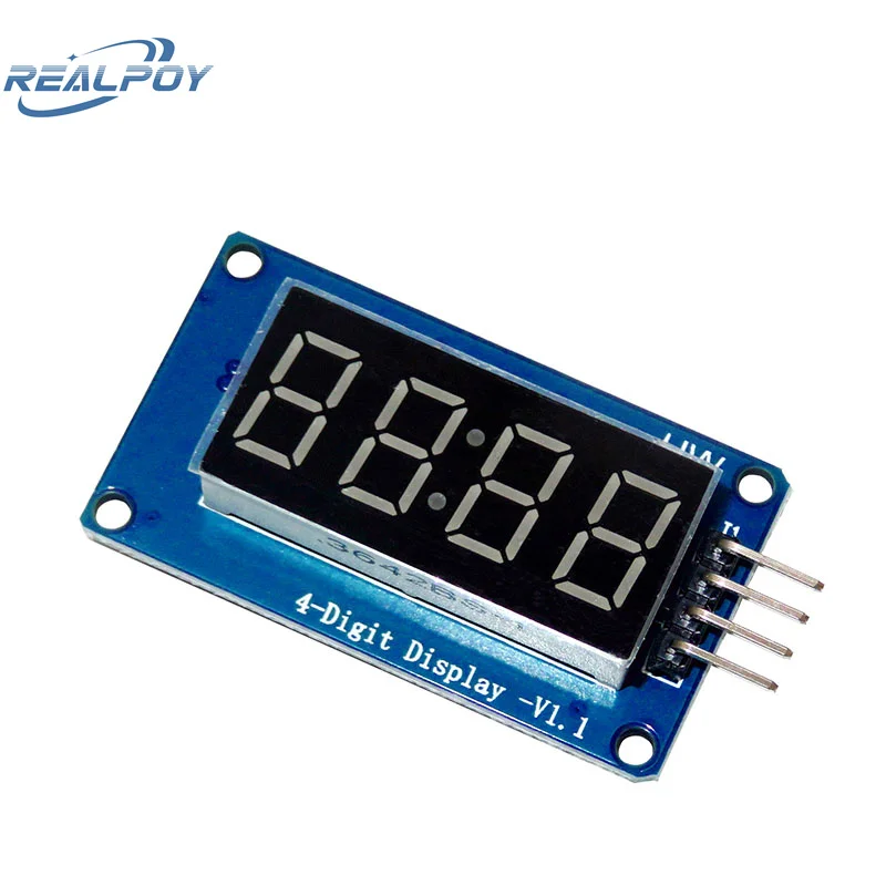 TM1637 LED-Anzeigemodul für Arduino, 7 Segmente, 4 Bits, 0,36 – Bild 5