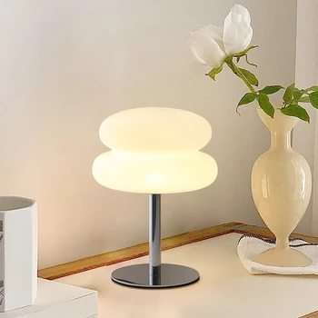 Tischlampe Schlafzimmer Raumbeleuchtung USB-Anschluss LED Pilz-Tischlampe Wohnzimmer Esszimmer