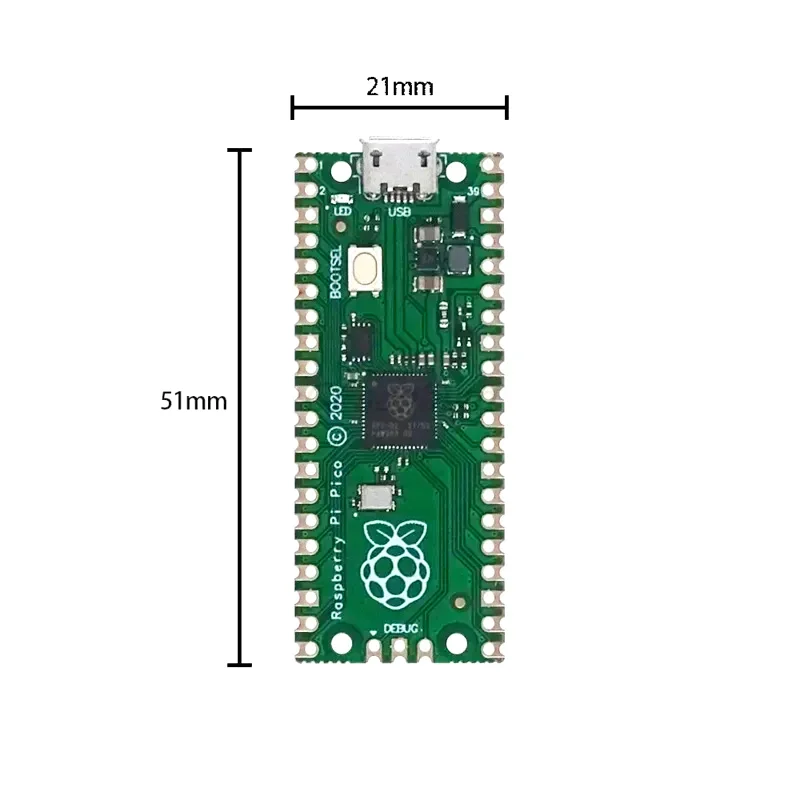 Raspberry Pi Pico Board RP2040 Dual-Core 264 KB – Bild 4