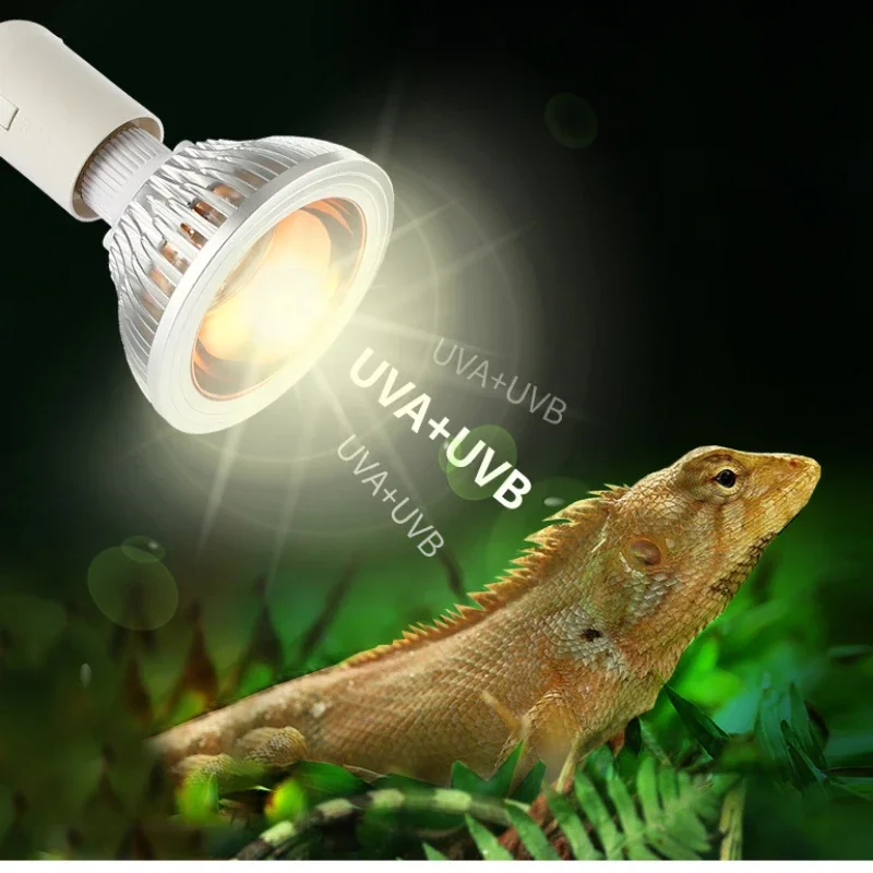 Reptilien 10.0/20.0S UV-Lampe UVA UVB Wärmelampe für – Bild 3