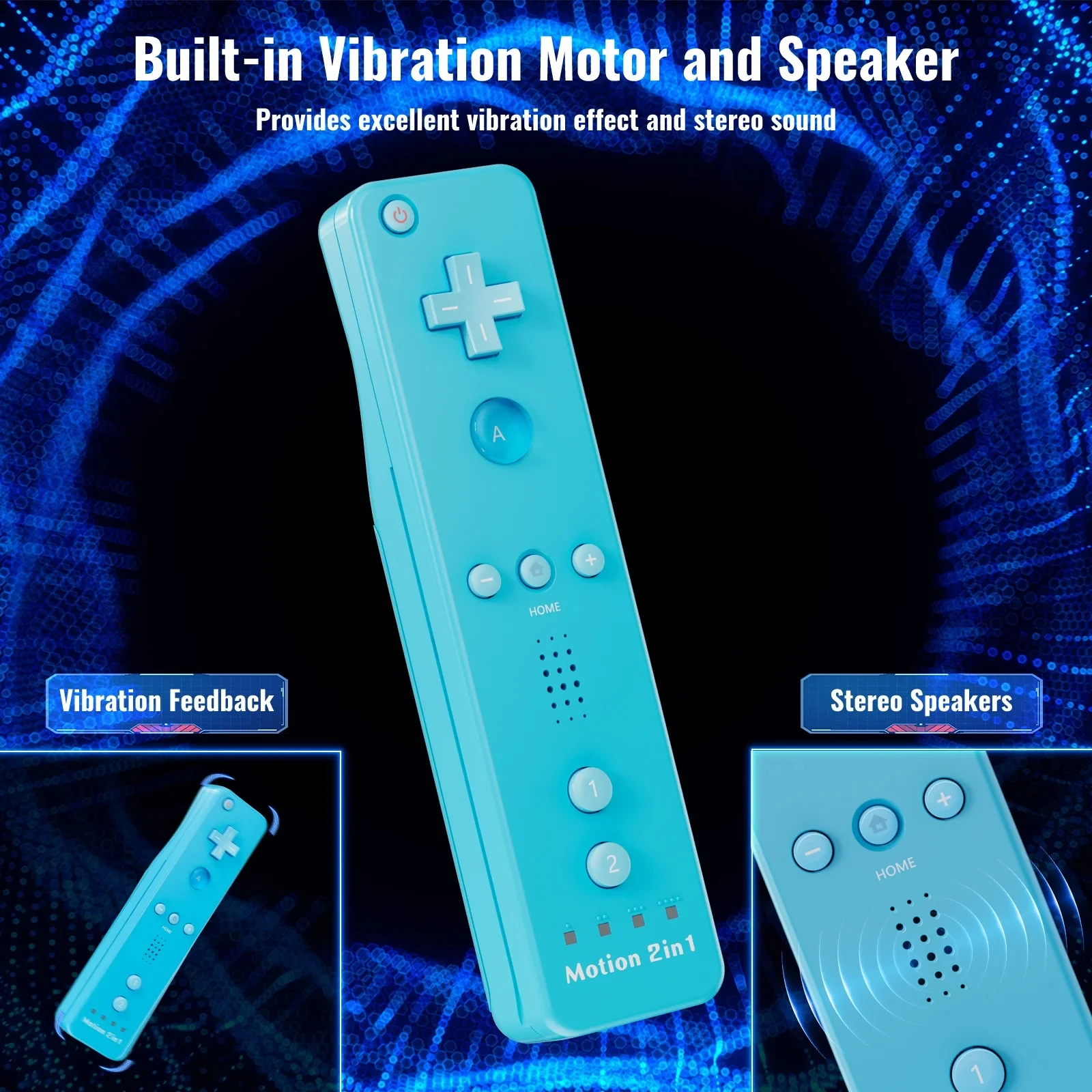 Controller für Nintendo Wii, Wii-Fernbedienung mit – Bild 6