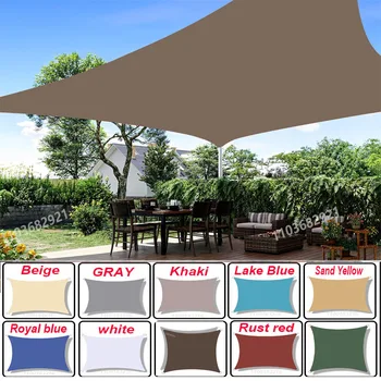 Outdoor-Markisen, wasserdicht, Sonnenschutz, Segel, Garten, Canopi, für Terrasse, Auto, Leinwand, Markise