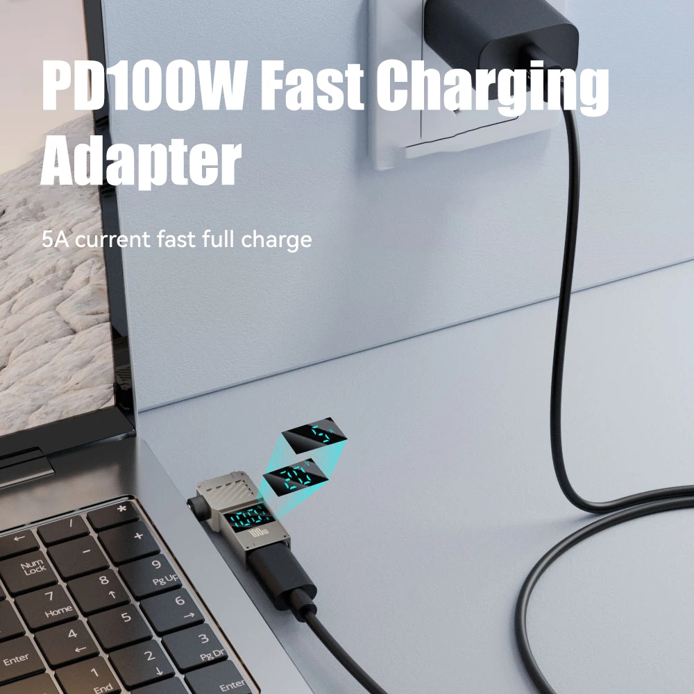 PD100W Type-C to DC Plug Converter USB C to DC Laptop – Bild 3