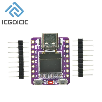 0,42 Zoll OLED-Entwicklungsboard für ESP32-C3, WLAN-BT-Funkmodul mit Keramikantenne