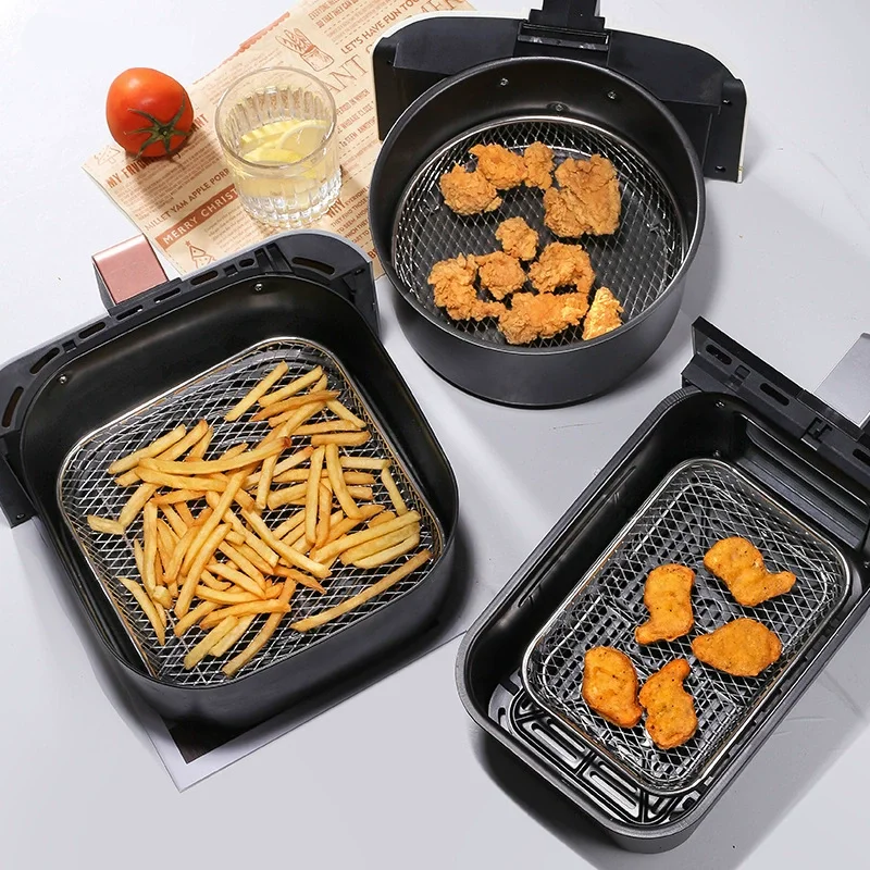 3-stöckiger Edelstahl-Grillkorb für Heißluftfritteuse – Bild 6